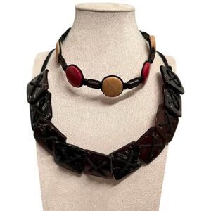 2 Adjustable Chocker Necklaces